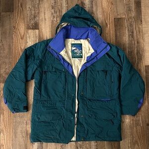 L.L. Bean Women’s Green and Blue Performance Jacket